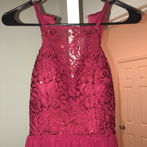 Speechless Burgundy Dress - Picture 2 of 4